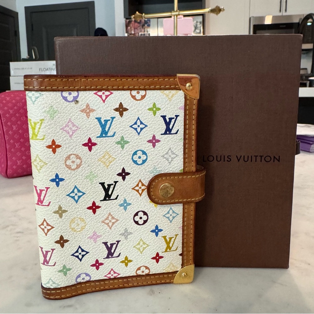 Pre-owned LOUIS VUITTON  Multicolor Monogram Passport Holder / Agenda Wallet